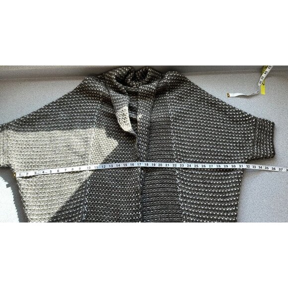 Lineamaglia Wool Alpaca Dolman Open Front Cardigan Women Size Medium Brown Italy - Picture 7 of 9